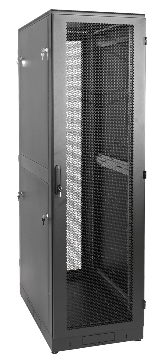 ЦМО ШТК-М-42.6.8-44АА Шкаф телекоммуникационный напольный 42U (600x800) дверь перфорированная 2 шт., ШТК-М-42.6.8-44АА