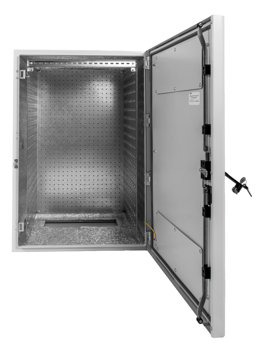 ЦМО ШТВ-Н-15.6.3-4ААА Шкаф уличный всепогодный настенный 15U (600х300), передняя дверь вентилируемая, ШТВ-Н-15.6.3-4ААА