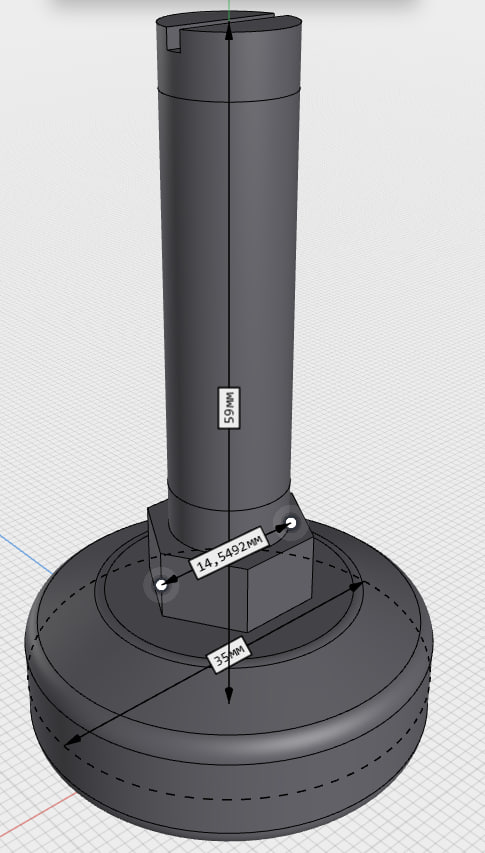 ЦМО М-10 Комплект ножек опорных М10 , 4шт