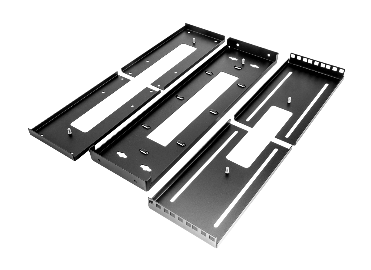 ЦМО КНО-М-6U-9005 Кронштейн телекоммуникационный настенный 6U, регулируемая глубина 300-450 мм, цвет черный, КНО-М-6U-9005