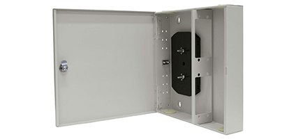 Cabeus FO-WL-24/32-32FC/ST/SC-4FP-K-T Кросс оптический настенный, до 32 портов, серый