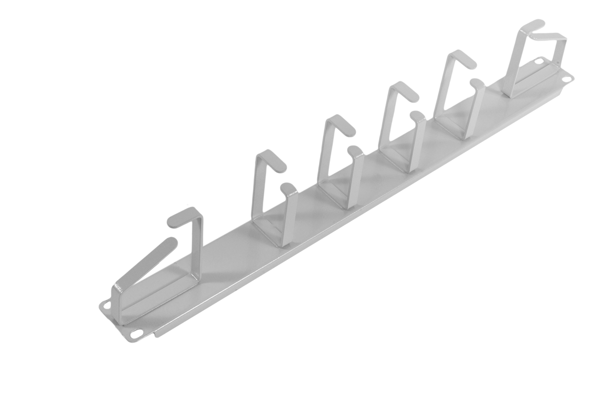 ЦМО ГКО-1-6 Органайзер кабельный горизонтальный 19" 1U, 6 колец, ГКО-1-6
