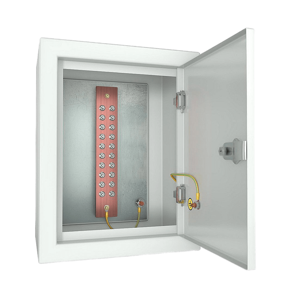 Cabeus CGB-ЯГЗШ-20-5.40 Ящик ГЗШ 20 подключений, 5х40 мм (ВхШхГ 400х310х220 мм), 705А, IP31, цвет серый Ral 7035