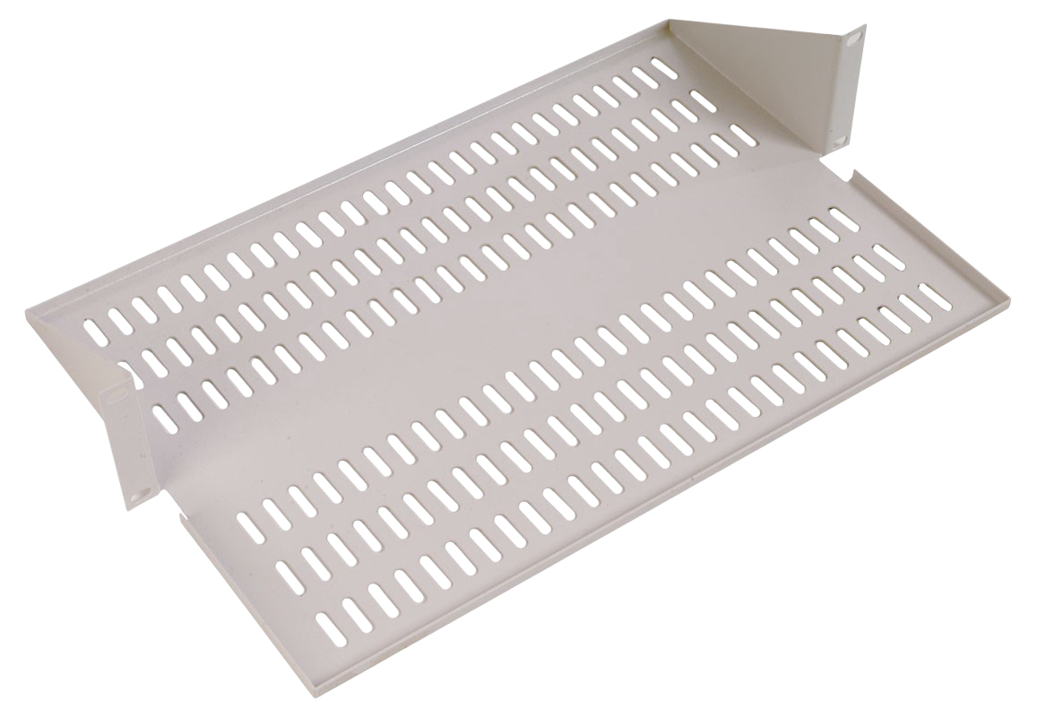 ЦМО МС-40/2-АК Полка консольная с центральным креплением 400 мм серая