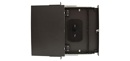 Cabeus ODF-19-2FP-16FC/ST/SC-K-BK-T Кросс оптический стоечный выдвижной, с замком, 19, до 16 портов, черный