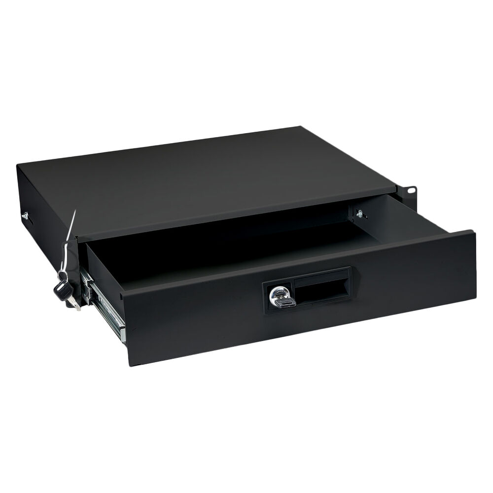 Cabeus DRW-4U-BK Ящик для документов 4U, цвет черный (RAL 9004)