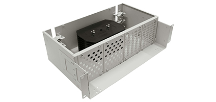 Cabeus FO-19-4FP-144FC/ST/SC-S-T Кросс оптический стоечный, 19, до 144 портов, серый
