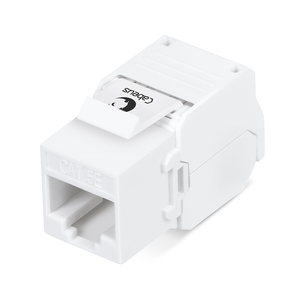 Cabeus KJ-RJ45-Cat.5e-180-Toolless Вставка Keystone Jack RJ-45(8P8C), 180 градусов, категория 5e