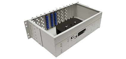 Cabeus FO-19-12FP-96FC/ST/SC-T Кросс оптический стоечный, 19, до 96 портов, серый