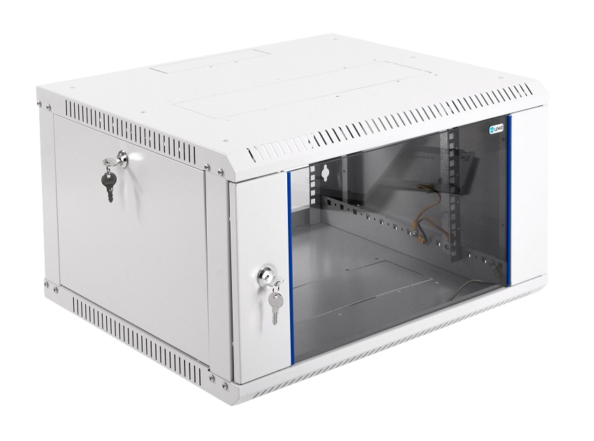 ЦМО ШРН-Э-6.650 Шкаф телекоммуникационный настенный разборный 6U (600х650) дверь стекло, ШРН-Э-6.650