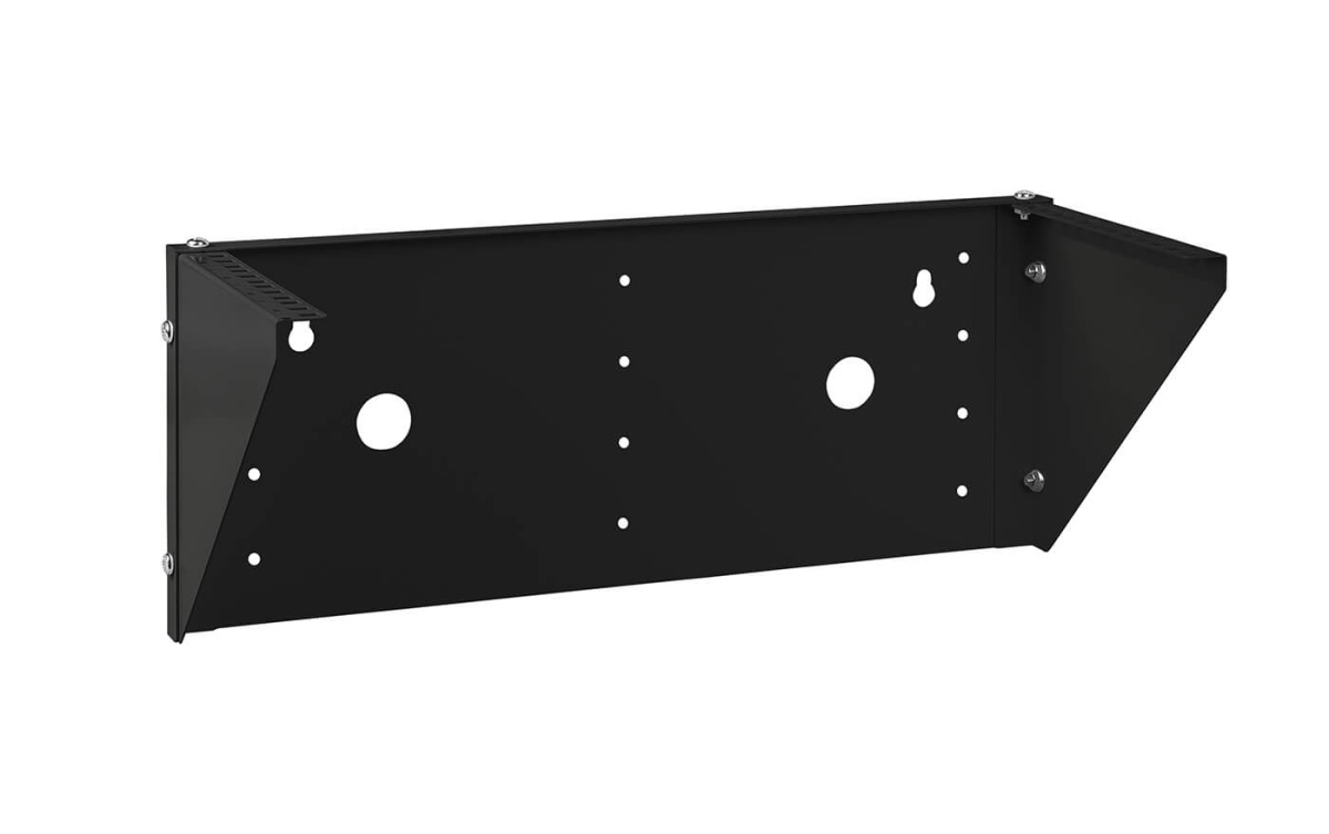 Cabeus NC-4U-V-BK Кронштейн настенный вертикальный 19" 4U, цвет черный