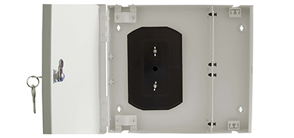 Cabeus FO-WL-32-32FC/ST/SC-4FP-K-T Кросс оптический настенный, до 32 портов, серый
