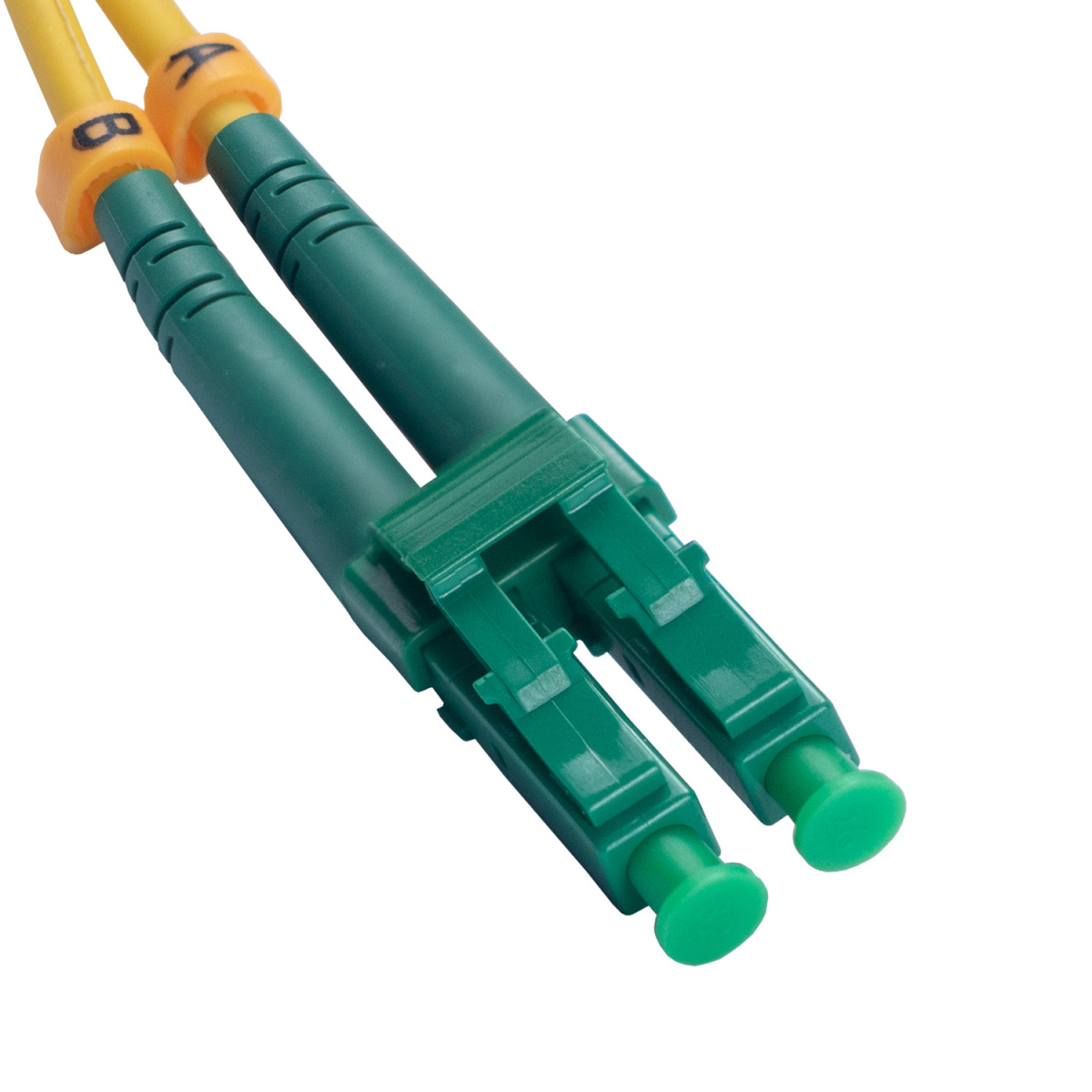 Cabeus FOP(d)-9-FC/APC-LC/APC-0,5m Шнур оптический duplex FC/APC-LC/APC 9/125 sm 0,5м LSZH