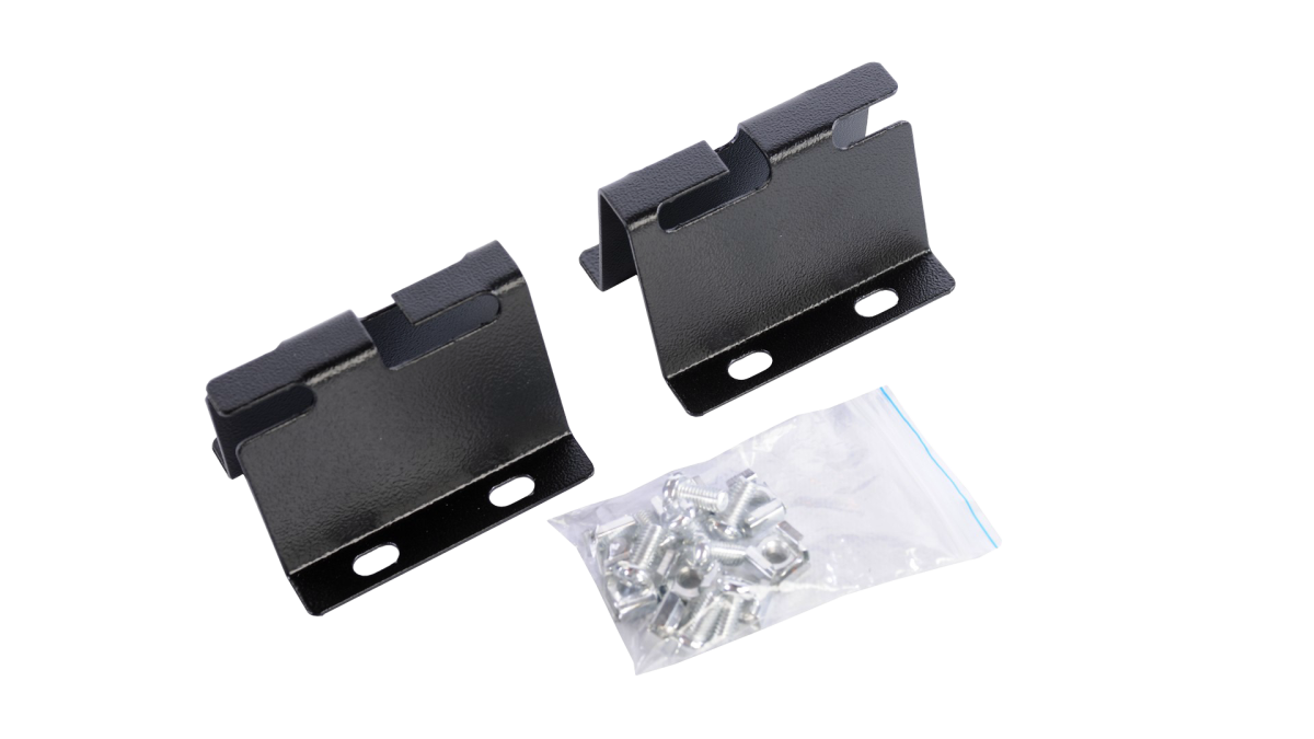 ЦМО КЛГ-200-9005 Комплект кронштейна для крепления лотка 200 мм к крыше шкафа ШТК-СПКЛГ-200-9005