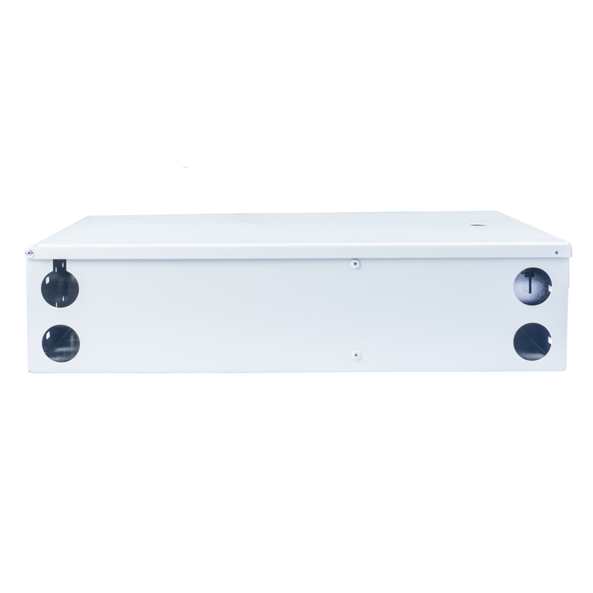 Cabeus FO-WL-24/32-SC/2LC/FC/ST-FP-K Кросс оптический настенный частично укомплектованный 24/32 порта SC/LC duplex/FC/ST (Планка SC/2LC-4 шт, планка FC/ST-4шт, планка-заглушка-1шт, сплайс-кассета-2шт, крышка для ску -1шт) серый RAL 7035