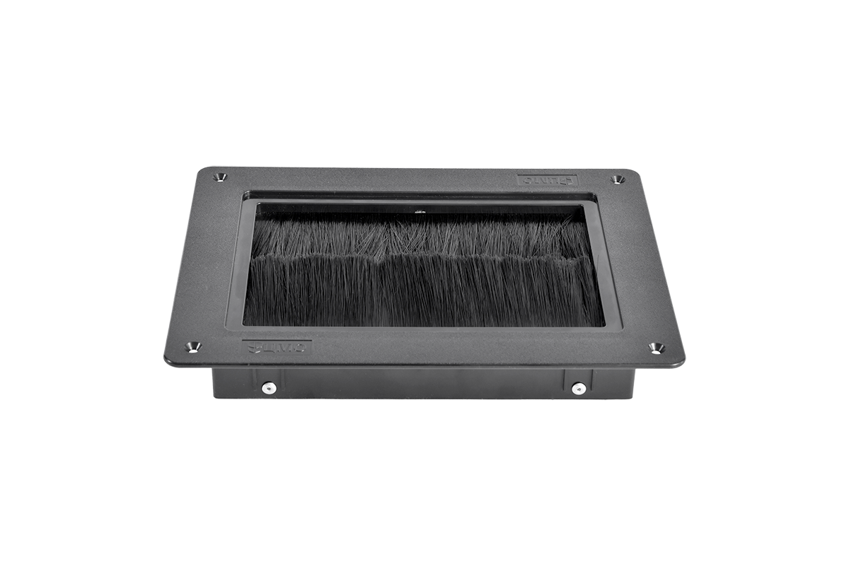 Кабельный ввод с двойной щеткой