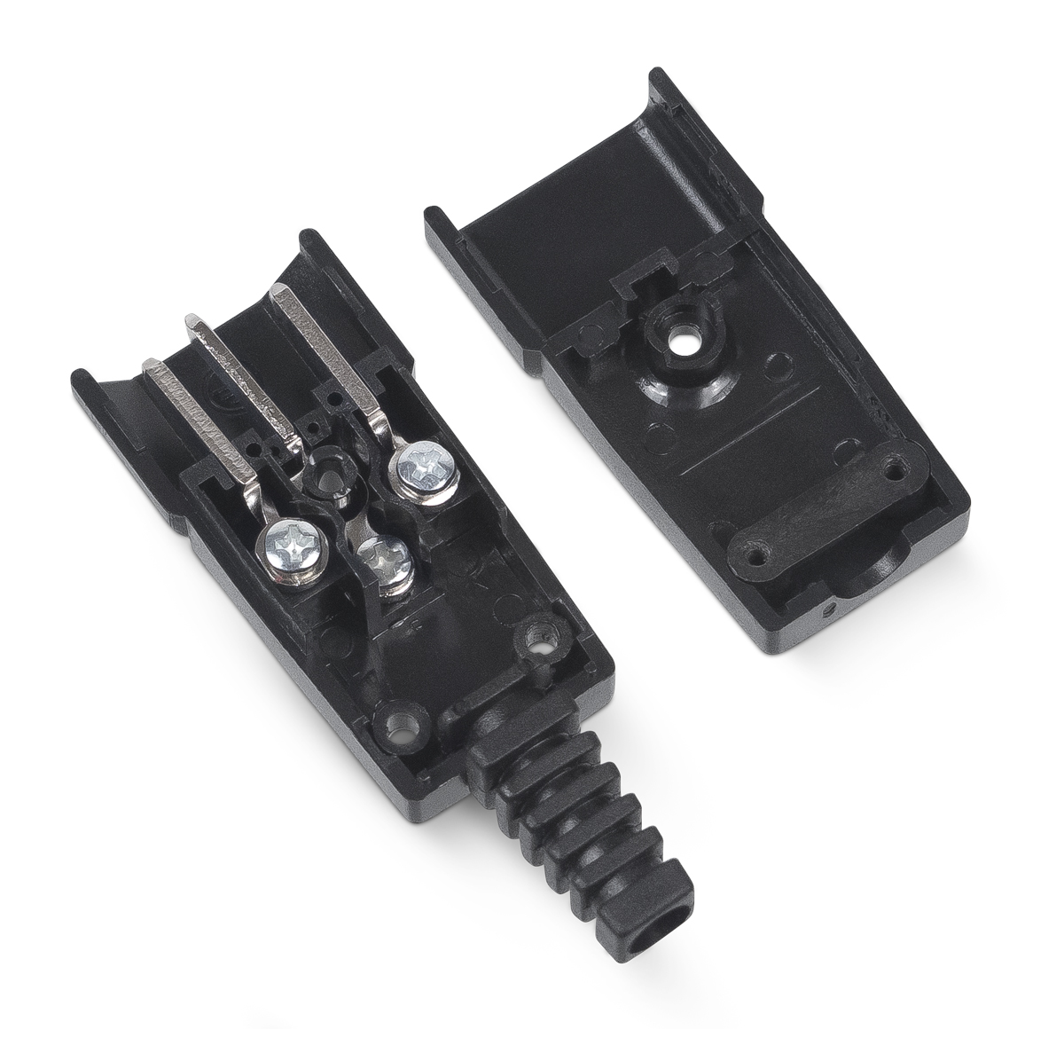 CABEUS IEC-320-C14 ВИЛКА С14 РАЗБОРНАЯ, 10А, 250 V, ЧЕРНАЯ