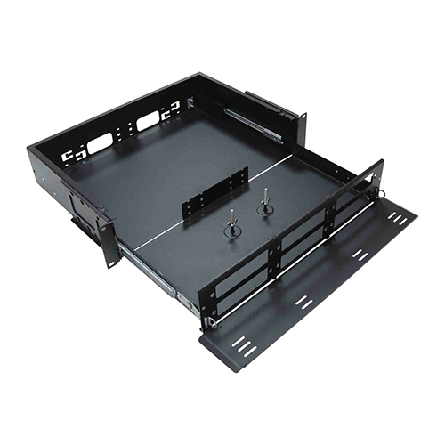 Cabeus ODF-19-6FP-48FC/ST/SC-S-BK-T Кросс оптический стоечный выдвижной, 19, до 48 портов, черный