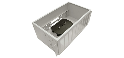 Cabeus FO-19-9FP-144FC/ST/SC-T Кросс оптический стоечный, 19, до 144 портов, серый