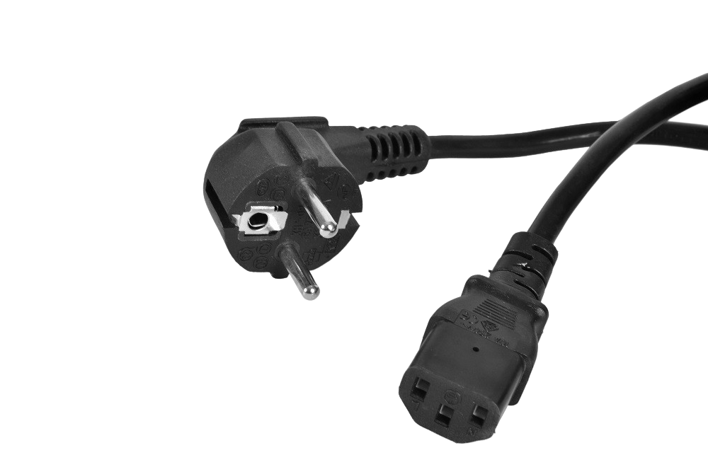 ЦМО R-10-Cord-C13-S-1.8 Шнур питания с заземлением IEC 60320 C13/Schuko, 10А/250В (3x1,0), длина 1,8 м., R-10-Cord-C13-S-1.8