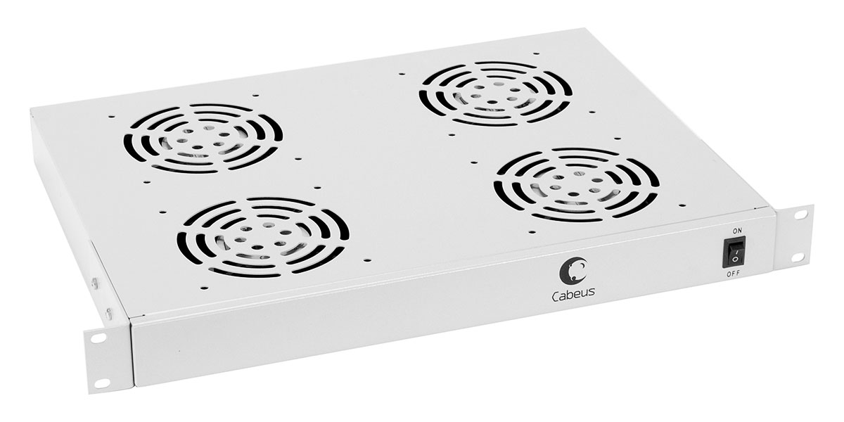 Cabeus JG03 Модуль вентиляторный 19", глубина 320 mm, 4 вентилятора