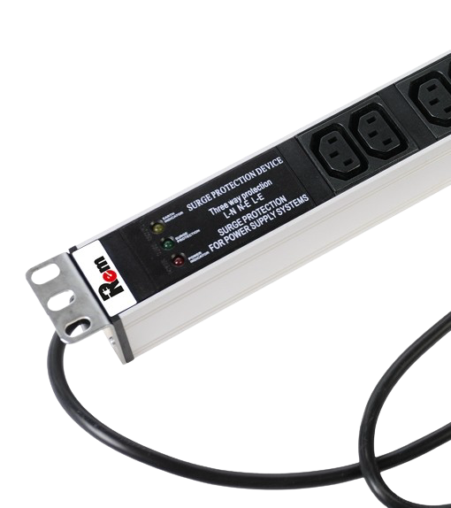 ЦМО R-16-25C13-FI-1820-3 Вертикальный блок розеток Rem-16 с фил. и инд., 25 IEC 60320 C13, алюм., 42-48U, шнур 3 м. R-16-25C13-FI-1820-3