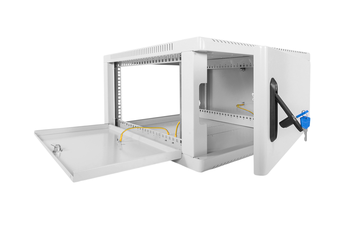 ЦМО ШРН-6.650.1 Шкаф телекоммуникационный настенный 6U (600х650) дверь металл, ШРН-6.650.1