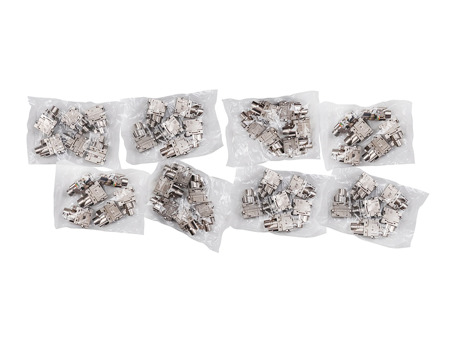 Cabeus PL-24-KJ-RJ45-Cat.6a-SH-180T Патч-панель 19" (1U), 24 порта RJ-45, категория 6a, полностью экранированная, с задним кабельным организатором, безинструментный монтаж (арт.033573)