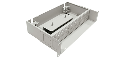 Cabeus FO-19-6FP-48FC/ST/SC-S-T Кросс оптический стоечный, 19, до 48 портов, серый