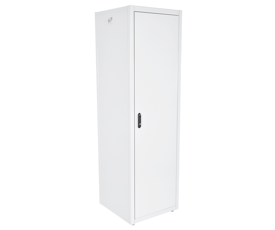 Шкаф телекоммуникационный напольный ЭКОНОМ 42U (600 × 800) дверь металл 2 шт., ШТК-Э-42.6.8-33АА