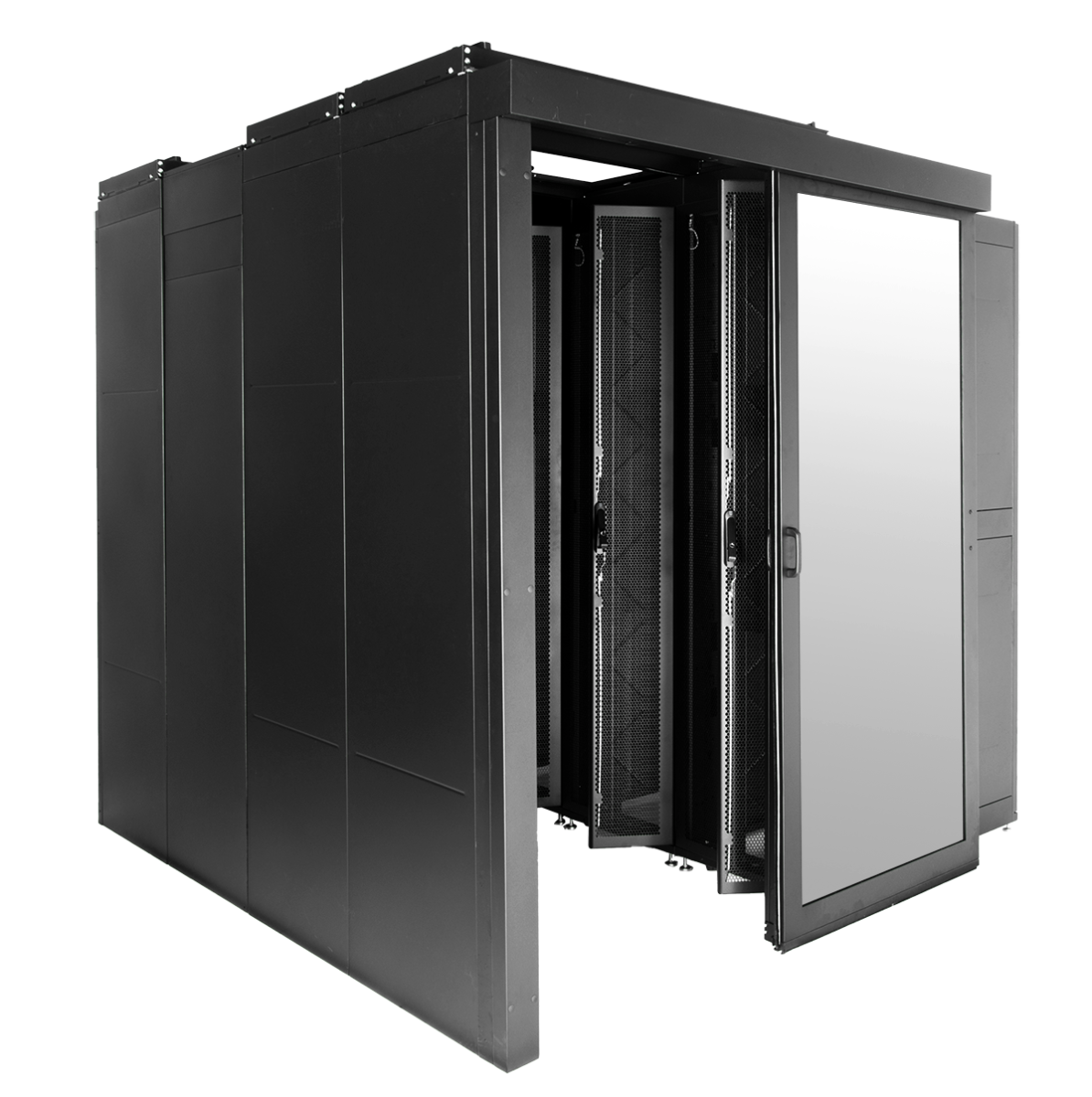 Панель торцевая 100 мм однорядного прохода 900 - 1200 мм для ЦОД-СП металл, ЦОД-СП-ПТ1-100.1200-9005