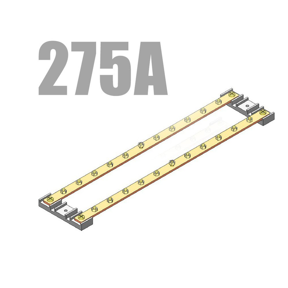 Cabeus CGB-NP-11-275 Шина PEN земля-ноль на 11+11 присоединений, медь, 275А, (габариты 3х20х500 мм)