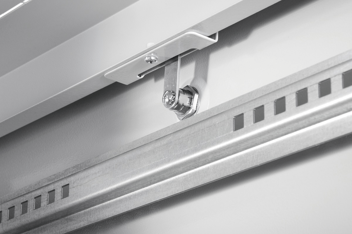 Шкаф телекоммуникационный напольный ЦМО ШТК-Э, IP20, 42U, 1987х600х800 мм (ВхШхГ), дверь: стекло, задняя дверь: металл, боковая панель: сплошная, разборный, цвет: серый, (ШТК-Э-42.6.8-13АА)