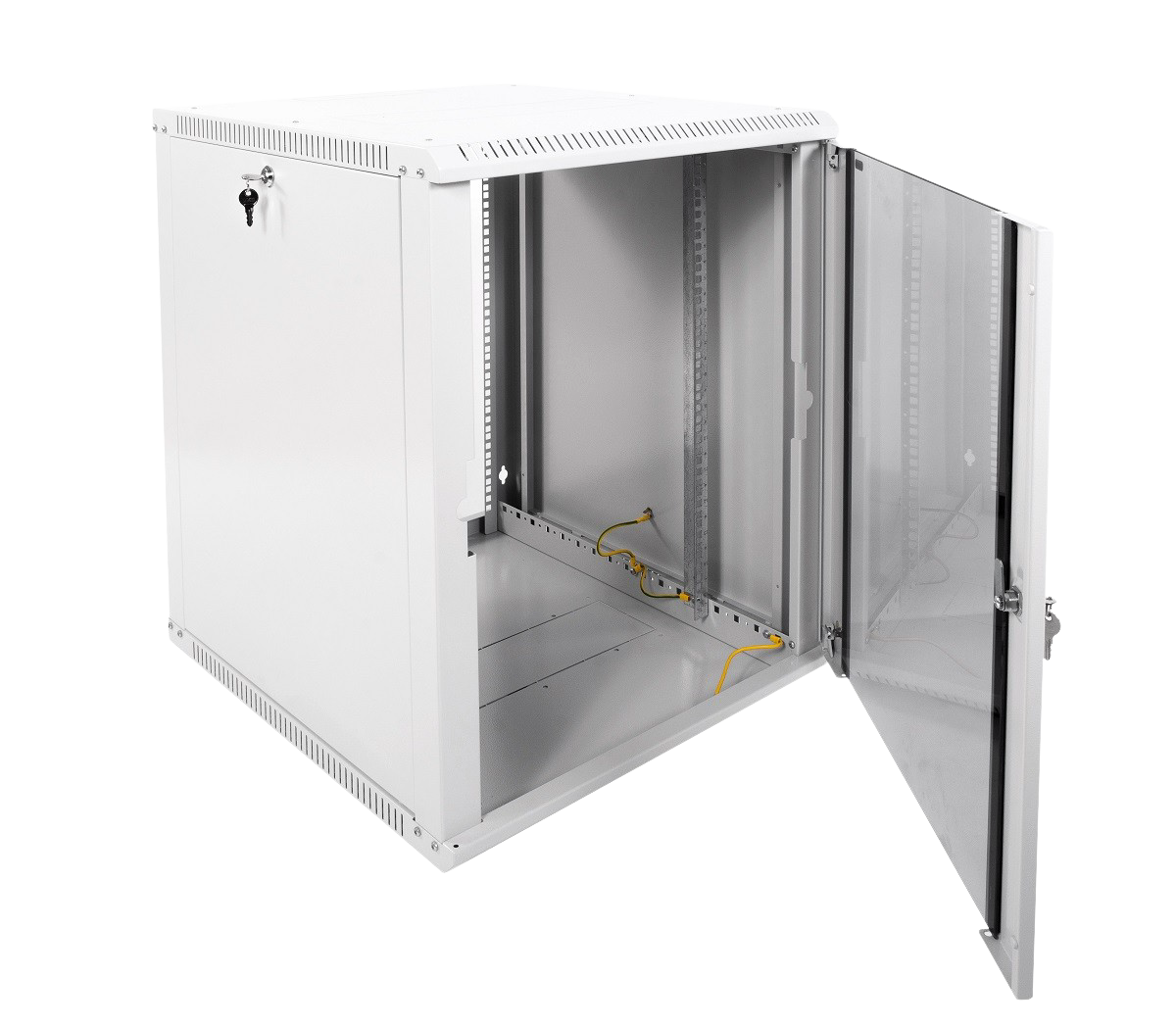 ЦМО ШРН-Э-15.650 Шкаф телекоммуникационный настенный разборный ЭКОНОМ 15U (600 × 650) дверь стекло