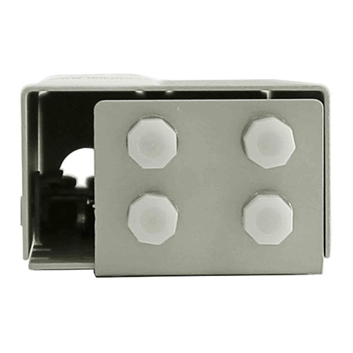 Cabeus FO-WL-4-FC/ST-y-T Кросс оптический настенный, до 4 портов FC(ST), ложемент - 1шт., серый