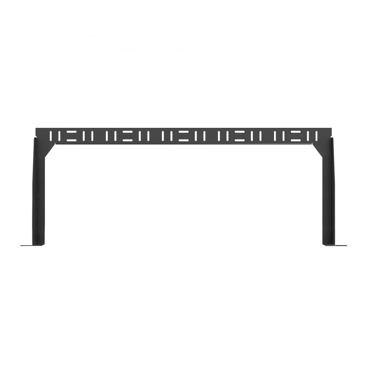 Cabeus CO-PLB-1U-C04-MPO/MTP-BK Горизонтальный задний  кабельный органайзер глубиной 175мм, 19" для