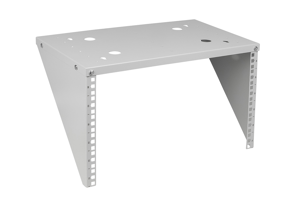 Cabeus NC-6U-V Кронштейн настенный вертикальный 19" 6U, цвет серый