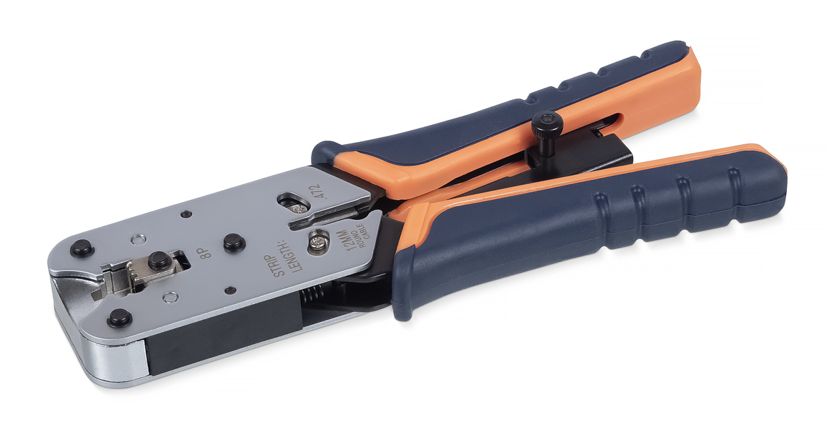 Cabeus HT-L2182R Инструмент обжимной для RJ-45, профессиональный