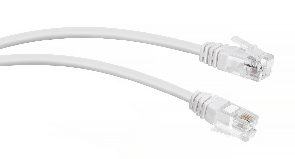 Cabeus PC-TEL-RJ12-10m Патч-корд 6p4c телефонный, 10 м, белый