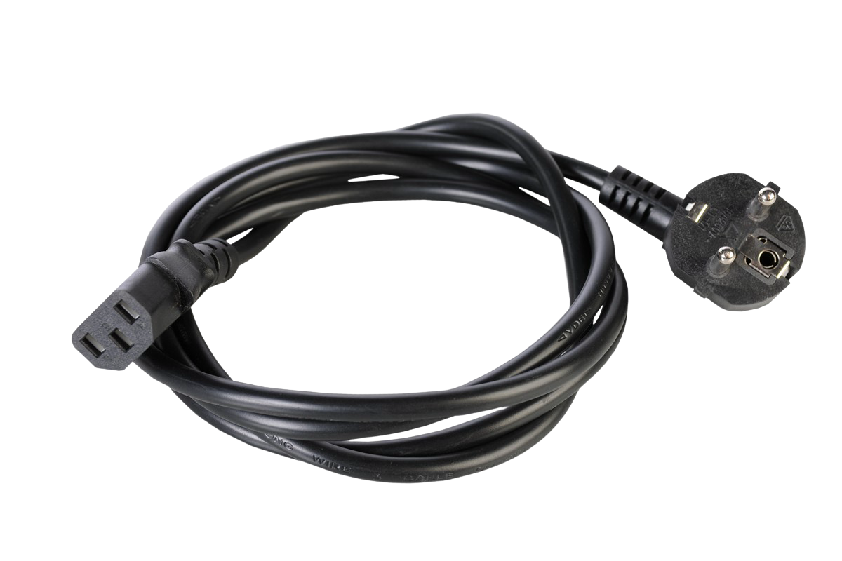 ЦМО R-10-Cord-C13-S-1.8 Шнур питания с заземлением IEC 60320 C13/Schuko, 10А/250В (3x1,0), длина 1,8 м., R-10-Cord-C13-S-1.8