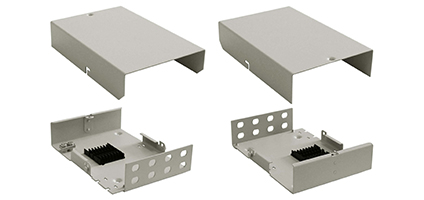 Cabeus FO-WL-8-FC/ST-T Кросс оптический настенный, до 8 портов FC(ST), ложемент - 1шт., серый