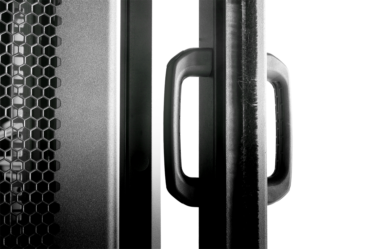 Двери двухрядного коридора поликарбонат сдвижные 48U для шкафов серии ШТК-СП-48.×.×, ЦОД-СП-Д2-48-9005