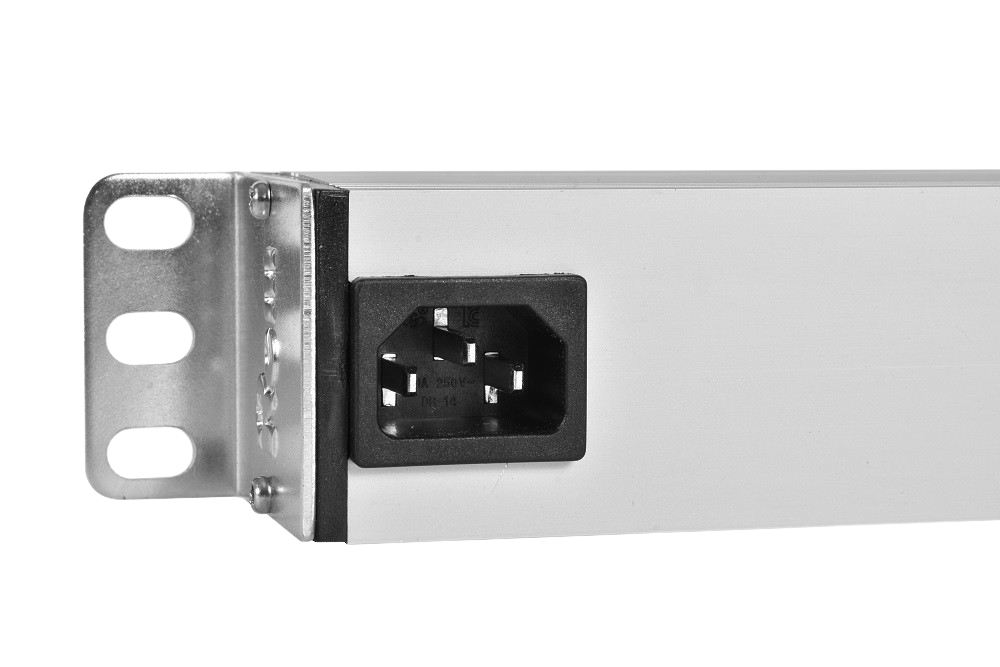 ЦМО R-10-7S-FI-440-Z Блок розеток Rem-10 без шнура с фил. и инд., 7 Sсhuko, вход IEC 60320 C14, 10A, алюм., 19", R-10-7S-FI-440-Z