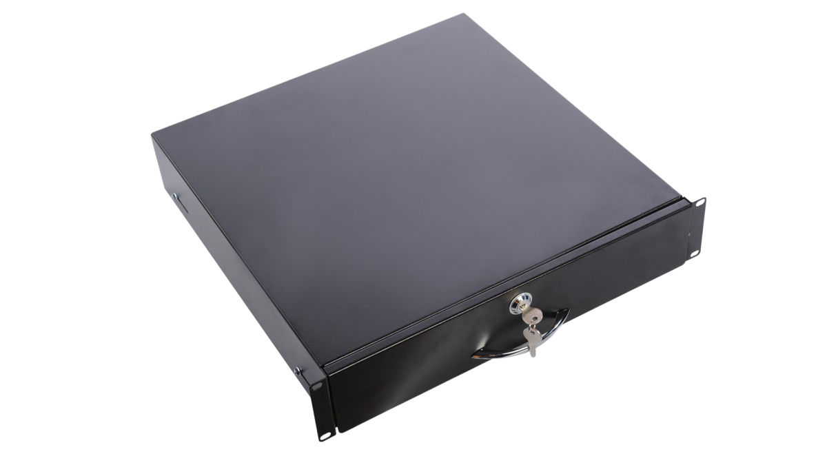 ЦМО ТСВ-Д-2U.450-9005 Полка (ящик) для документации 2U, цвет черный, ТСВ-Д-2U.450-9005