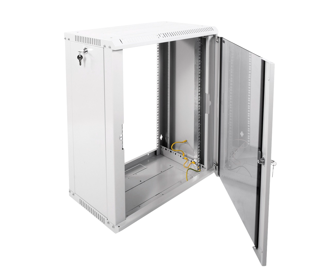 ЦМО ШРН-Э-15.350 Шкаф телекоммуникационный настенный разборный 15U (600х350) дверь стекло, ШРН-Э-15.350