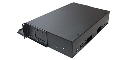 Cabeus ODF-19-6FP-48FC/ST/SC-S-BK-T Кросс оптический стоечный выдвижной, 19, до 48 портов, черный