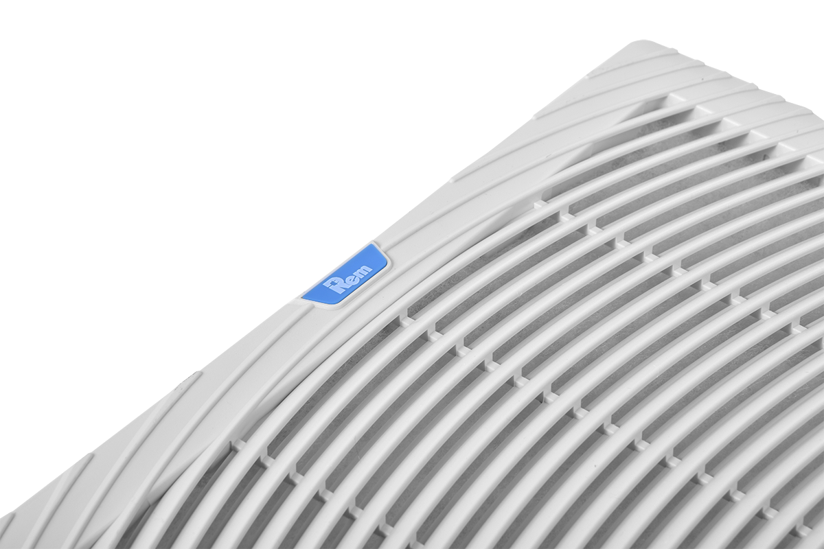 Выпускной фильтр для шкафов Elbox серии EMS, IP 54, 320 × 320 × 46,  цвет серый, R-FAN-F-5526-IP54