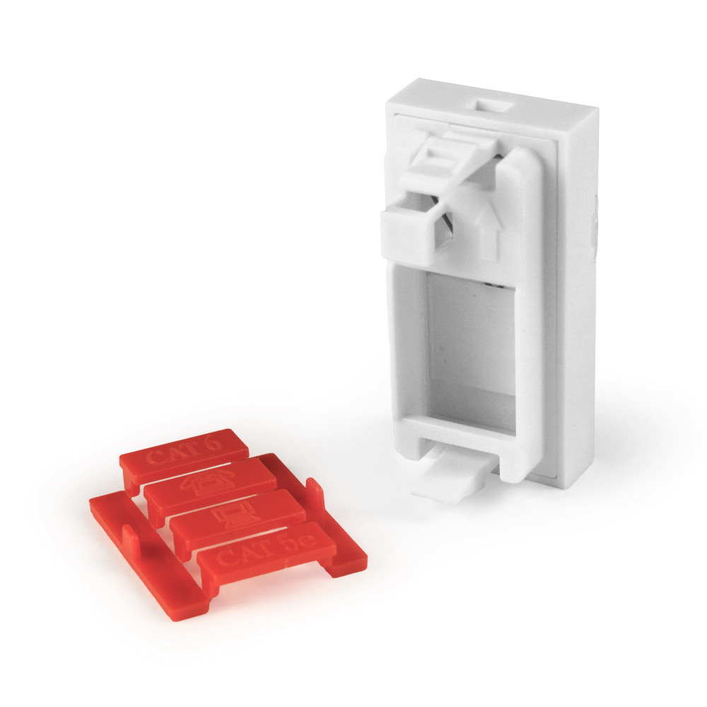 Cabeus FP-22,5-1M-F Вставка 45x22,5 (Mosaic) для 1 модуля формата Keystone Jack