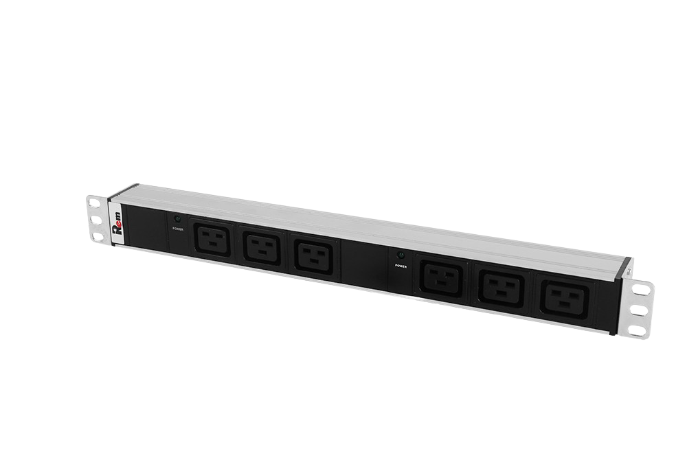 ЦМО R-32-6C19-I-440-K Блок розеток Rem-32 с инд., 6 IEC 60320 C19, 32А, алюм., 19", колодка, R-32-6C19-I-440-K