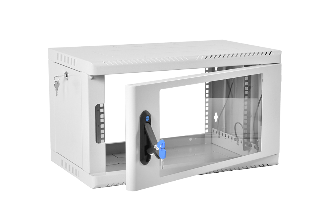 ЦМО ШРН-6.650 Шкаф телекоммуникационный настенный 6U (600х650) дверь стекло, ШРН-6.650